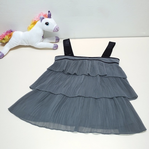 FCUK French Connection Angela Pleated Flapper Top - Picture 3 of 7